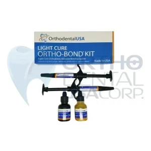 ortho bond kit, Cure Ortho Bond, Light-curable orthodontic adhesives, Bracket bonding resins, No-mix orthodontic bonding systems, Enamel-safe adhesives