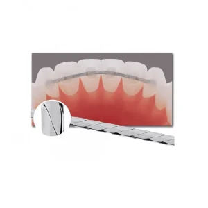 Flat Lingual RETAINER SS, flat lingual retainer, 8-braided wire, orthodontic retainer wire, dead soft 8-braided wire
