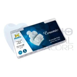 Kit Brackets case Prescription Roth – Ceramic .022″ – Hook Can – Bicusp – 20pcs