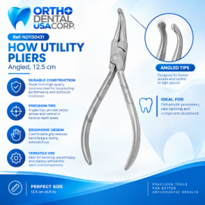 How Utility Pliers Angled 12.5 cm