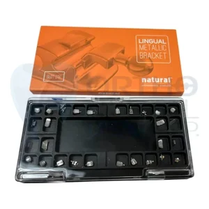 LINGUAL Self-ligation Kit 7 x 7 Canine with hooks – 28pcs/set – Slot 0.018