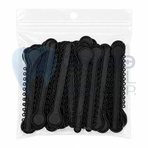 Black Ligature Ties – SKU 320-004