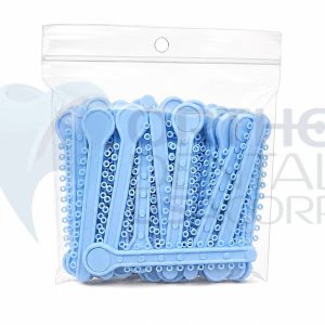 Ligature Ties Light Blue