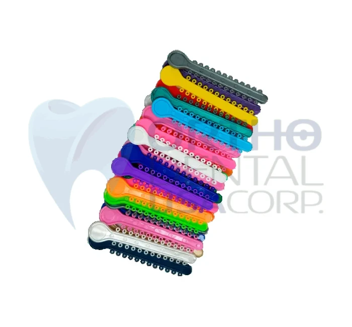 1008-Pack Clear Orthodontic Elastic Ligature Ties – Dental Rubber Bands O-Rings
