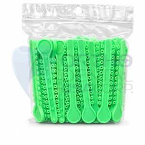 Ligature Ties Fluorescent Green