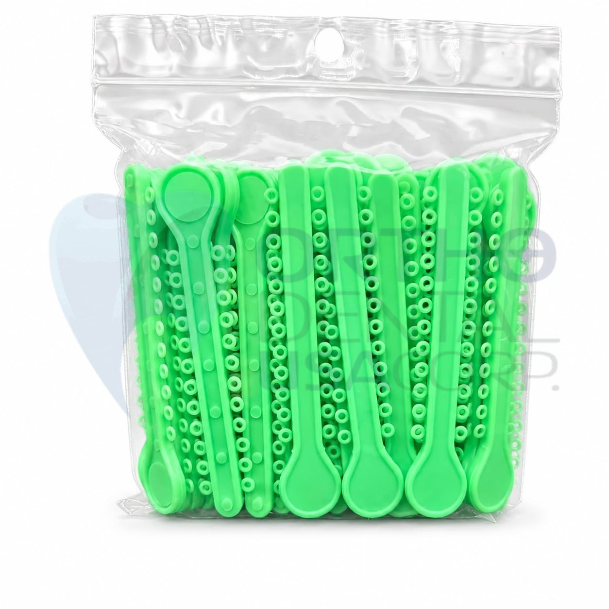 Ligature Ties Fluorescent Green