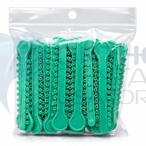 Ligature Ties Emerald Green