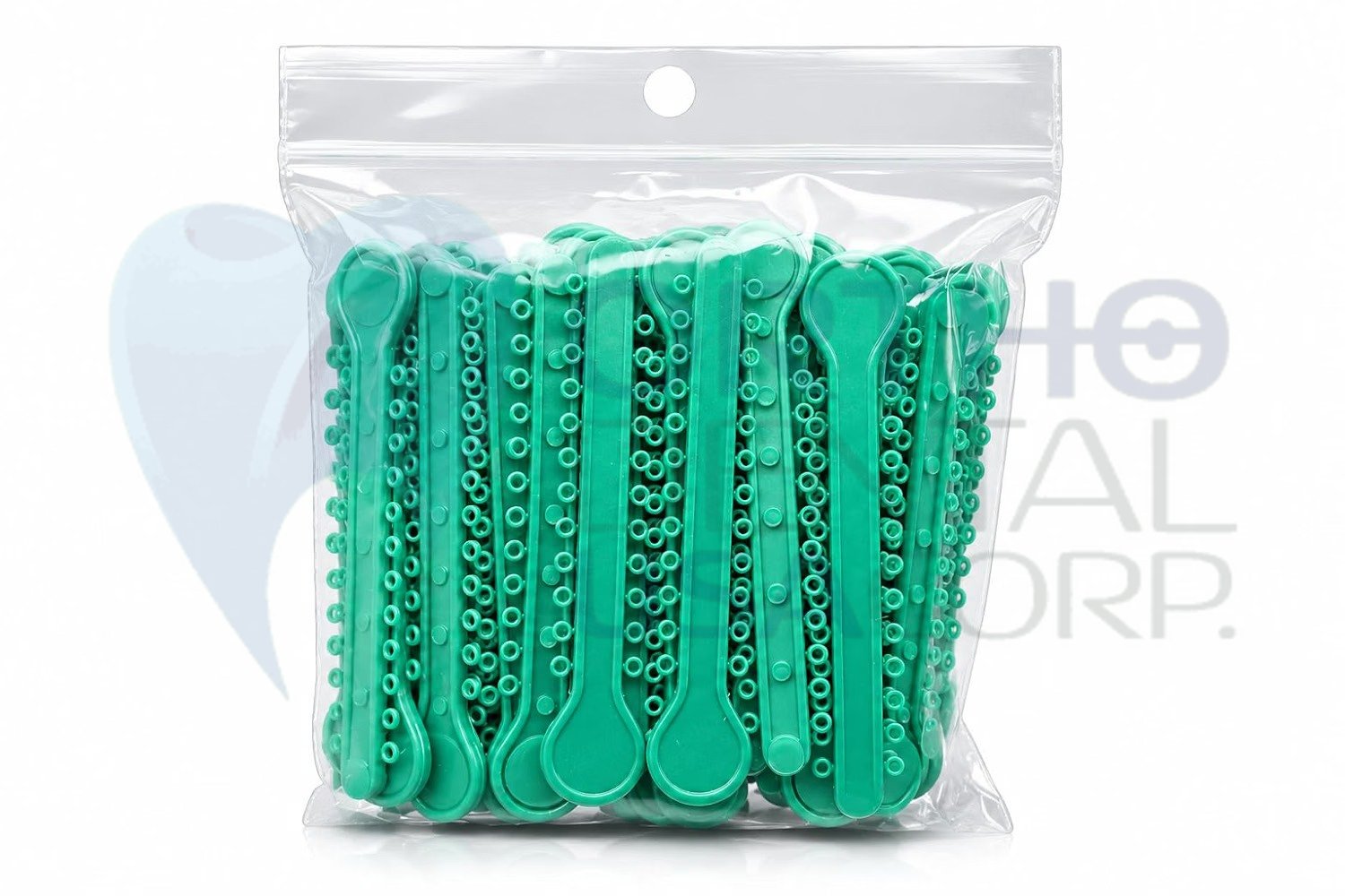 Ligature Ties Emerald Green