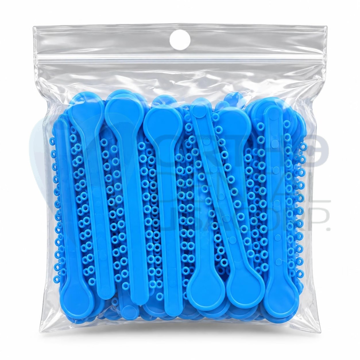 Ligature Ties Sparkle Blue