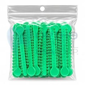 Ligature Ties Sparkle Green