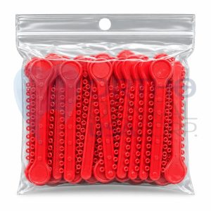 Ligature Ties Sparkle Red