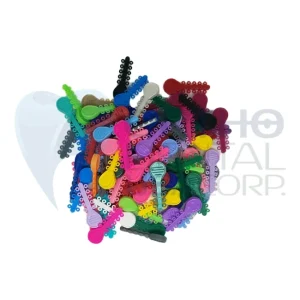 ELASTIC LIGATURE ODU MINI TIES 100 Sticks of 10 modules per package