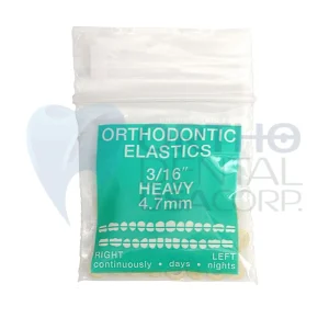 3/16" Heavy 6.5 oz - 4.7 mm (10 Bag x 100 pcs)