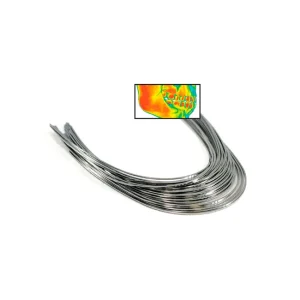Heat-Activated Nickel Titanium Arches โ NATURAL Form โ Pack x 10pcs