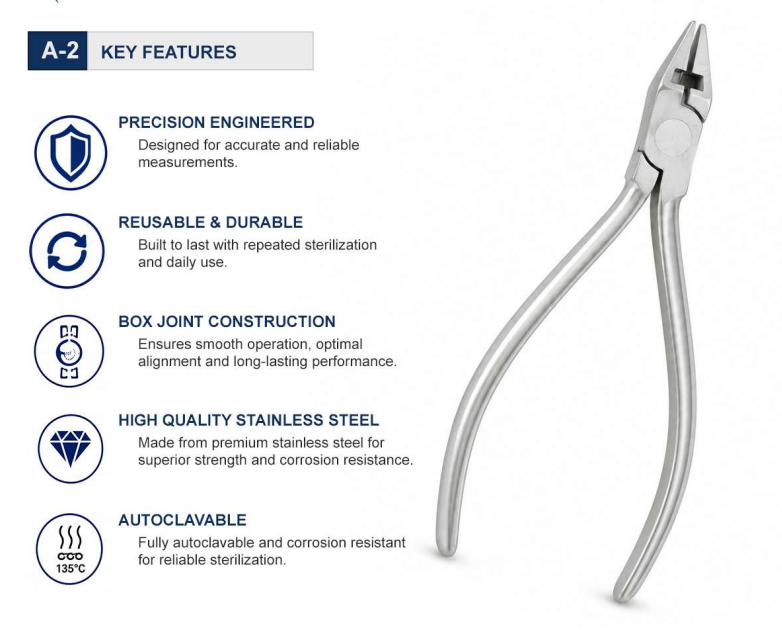 BIRD BEAK PLIERS WITH CUTTER 12 CM KEY