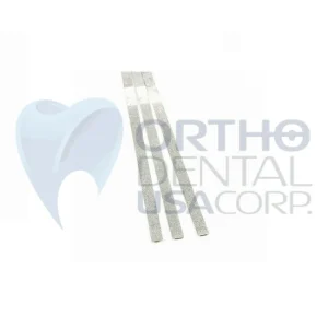 Dental Metal Polishing Strips Sided 12pk Gaped Center
