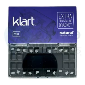 Ceramic Brackets Self-Ligation KLART W 3 MBT 0.22″ Clear 20 pcs