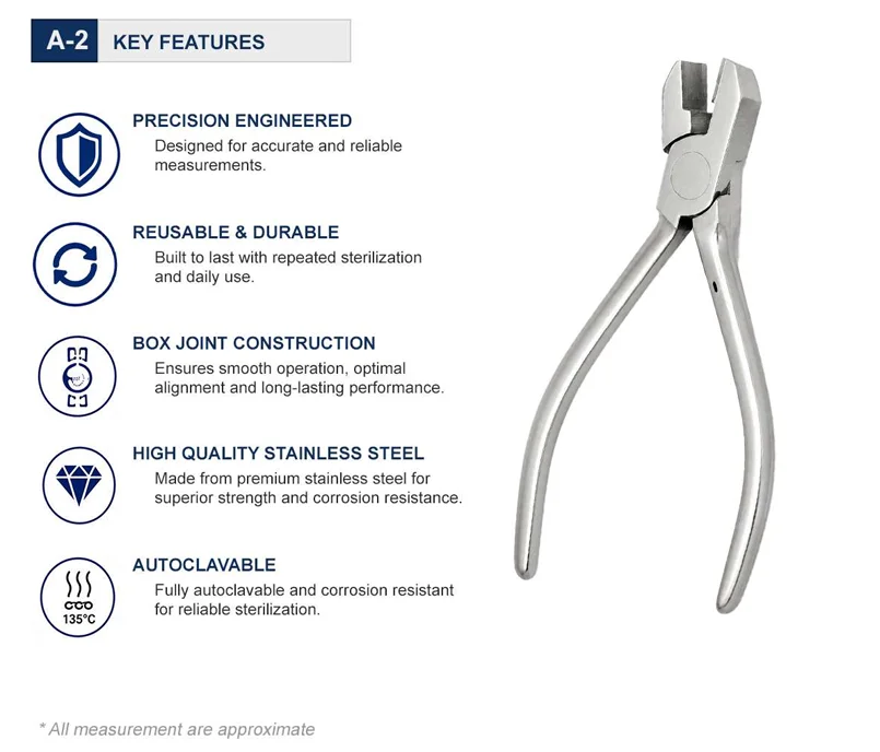 Precision Bending Pliers 12 cm – Hu Friedy Type Key Features