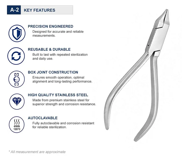 Slim Bird Beak Pliers Tapered Beak 12.5 cm Key Features