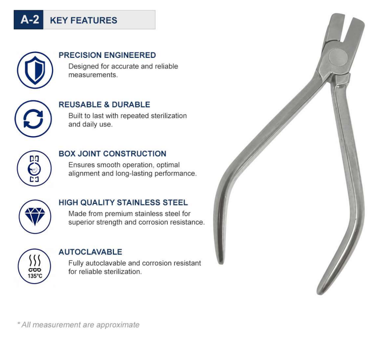 Individual Torque Pliers With Key .018”/.022” Key Features