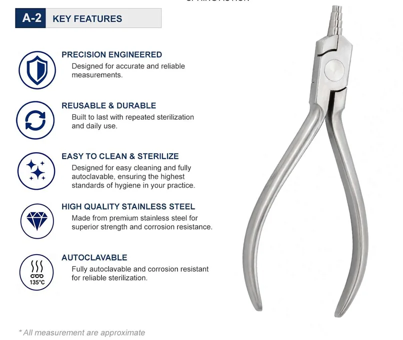 Nance Pliers 12.5 cm Key Features