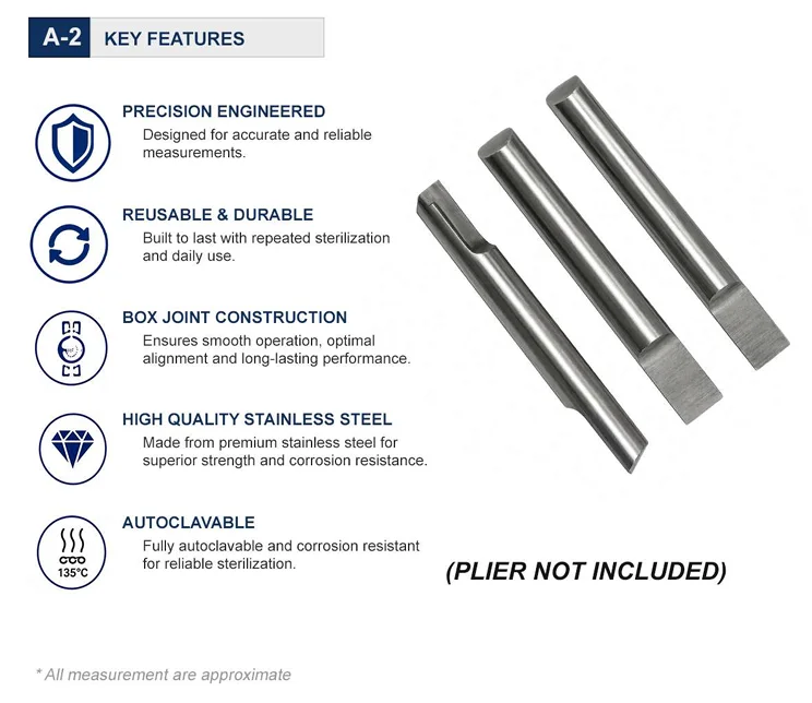 Adhesive Removing Pliers Replacement Blade Key Features