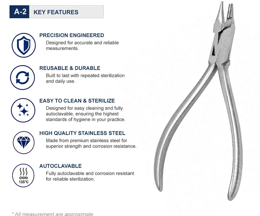 Optical Plier Fitted With Immuunity-Hs Tips Inserts Key Features N21150911