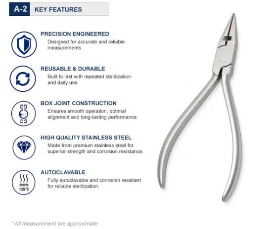 Light Wire Bending Pliers With Cutters 12 cm Key Features