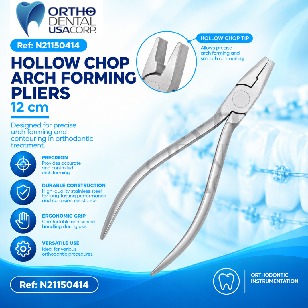 Hollow Chop Arch Forming Pliers 12 cm Premium Orthodontics