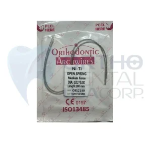 Orthodontic Open Coil Spring Medium Force .10″ – .12″ / 18 cm