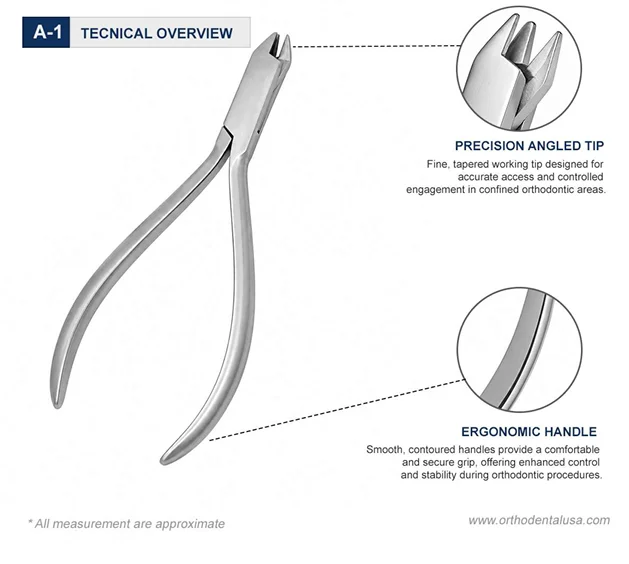 Mini Adrere Pliers 11.5 cm Technical Specifications Technical Overview