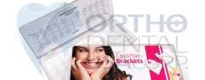 Case of Brackets Ceramic hook 3,4,5 lines on base 20 pcs
