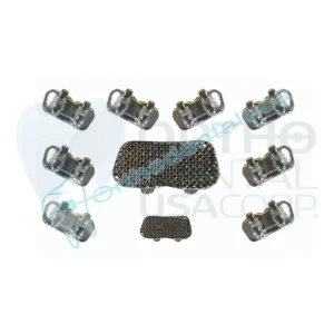 Orthodontic Molar Bracket EDGEWISE for Bonding 0.22″ – 100 pcs