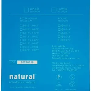 Arch NiTi REVERSE CURVE – Pack x 2pcs