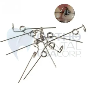 Dental Orthodontic Rotating Spring Arch Wire Uprighting Rotate Springs CW/CCW 10 pcs/bag