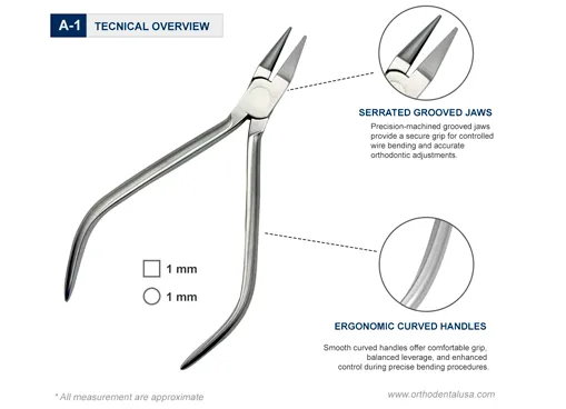 Bird Beak Light Wire Bending Pliers Long Nose 12.5 cm