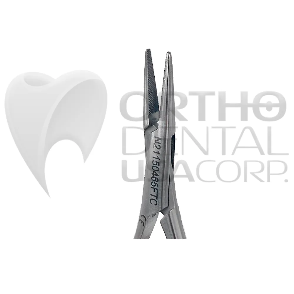 Mathieu Needle Holder Narrow Fine TC Gold handle Premium Orthodontics - Image 2