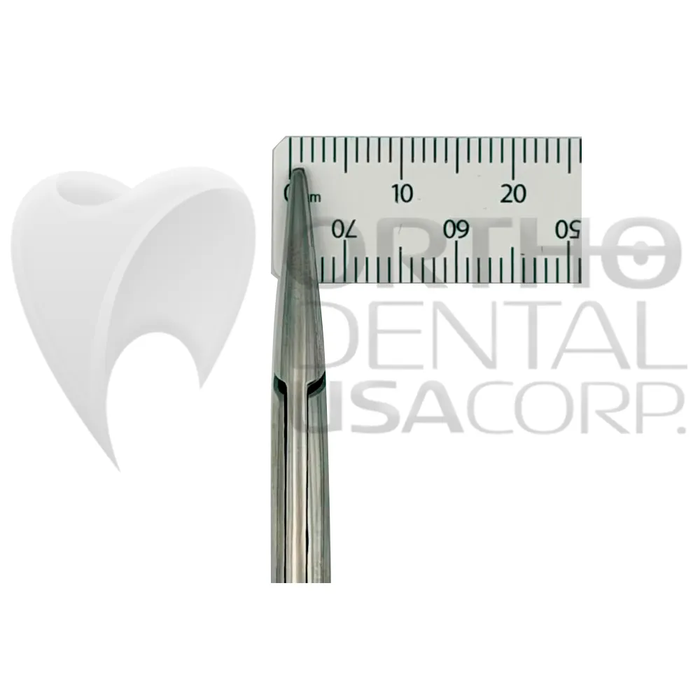 Mathieu Needle Holder Narrow Fine TC Gold handle Premium Orthodontics - Image 3